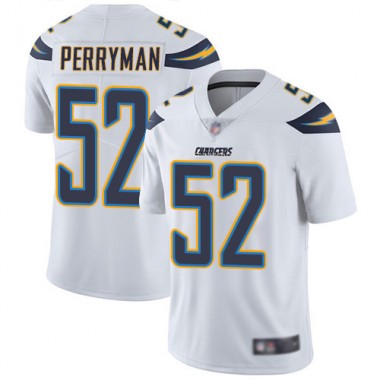 Los Angeles Chargers NFL Football Denzel Perryman White Jersey Youth Limited 52 Road Vapor Untouchable